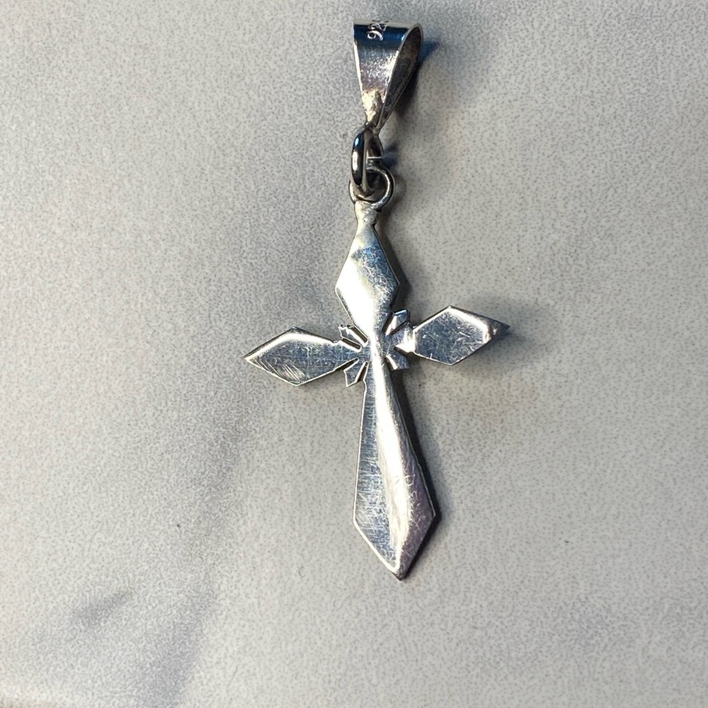 Sterling silver cross Mexican Catholic Christian‎ crucifix 925